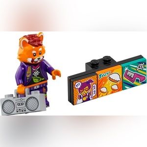 LEGO 43101 Red Panda Dancer Vidiyo Bandmates Series 1 Sealed Bag Opened Box